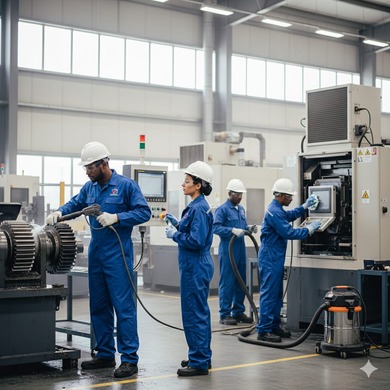 Industrial Machinery Cleaning Services