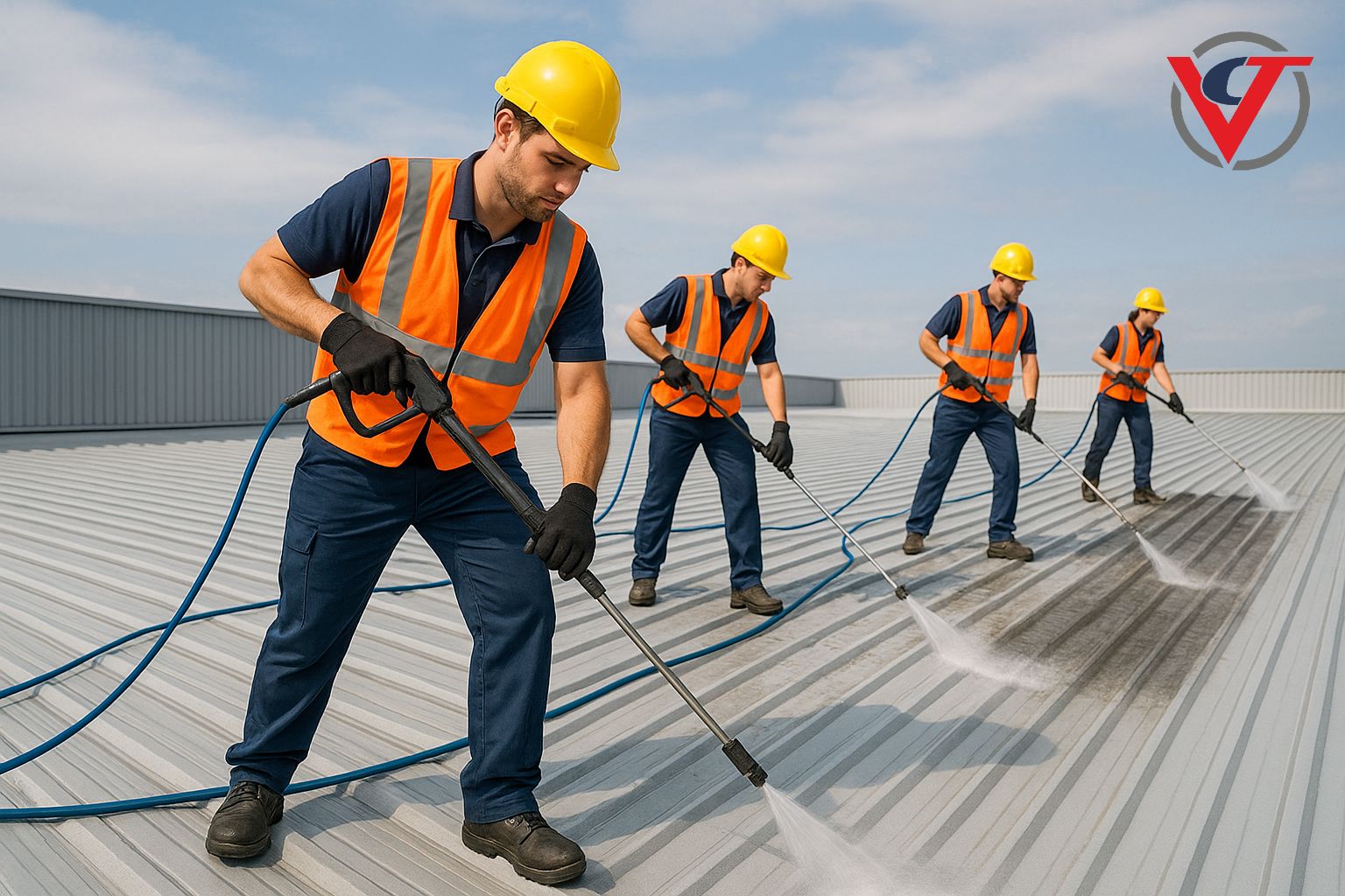 Industrial Roof Cleaning Services